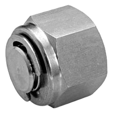 Ham-Let Compression Fitting Plug, 6,525 psi 7121L SS 3/8