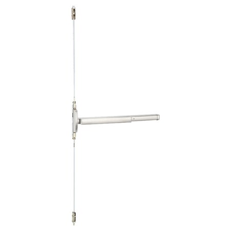 Phi Grade 1 Concealed Vertical Rod Exit Device, Narrow Stile Pushpad, 36in Device, Exit Only Function, MLR2601 630 36