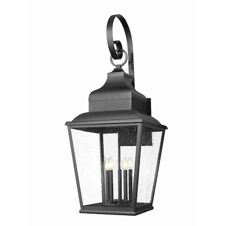 Z-Lite Raphael Sand Black 5 Light Outdoor Wall Light 5029XXL-BK
