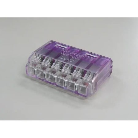 Nichifu Push-In Wire Connector, 6-pole QLX 6