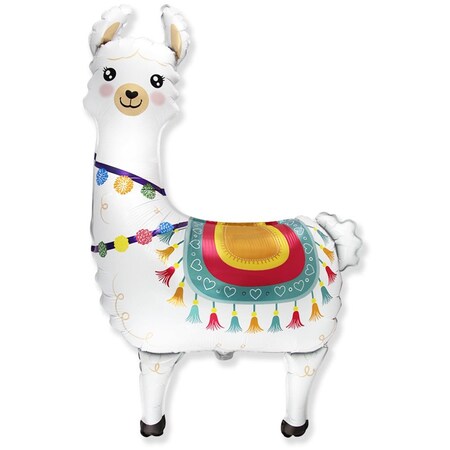 Loonballoon Farm Animals Balloons, 37 inch LLAMA LOON-LAB-LAB946-FM-U
