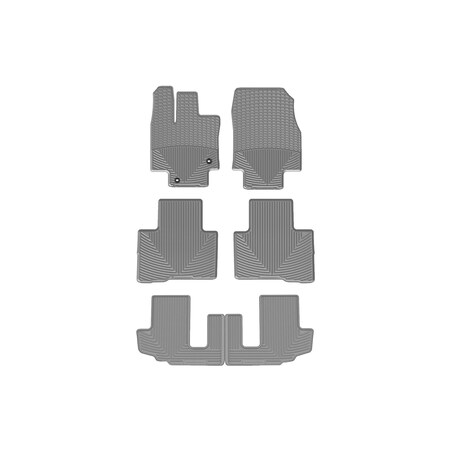 Weathertech Grey, Front, Rear, and Rear All Weather Floor Mats W540GR-W541GR-W542GR
