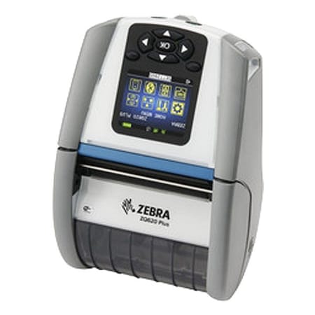 Zebra Mobile Printer, 4.5 in/sec, 203 dpi ZQ62-HUXA004-00