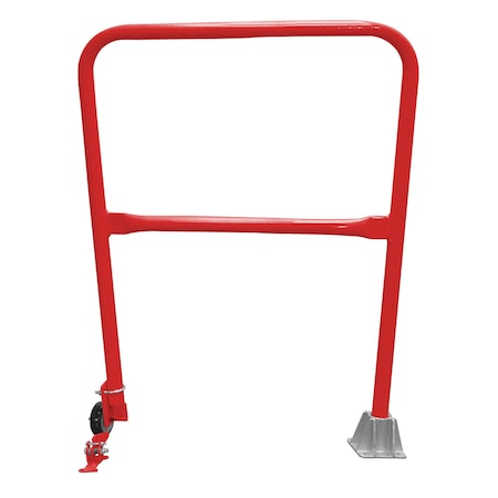 Vestil Steel Dock Safety Swing Gate 3 Ft. Length Red SSG-3-RD