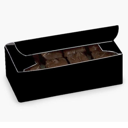 Nashville Wraps Black Candy Boxes, 1/2 lb. 5.5 x 2.75 x 1.75, 100PK CBB1