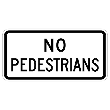 Sign Solutions Usa Traffic Sign, 24 in Width, Aluminum Sign, Horizontal Rectangle DUS10DWT2412R5-10C
