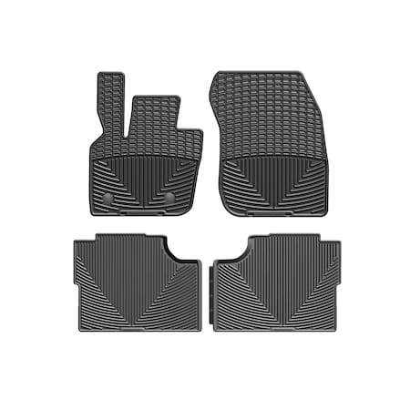 Weathertech Black, Front and Rear All Weather Floor Mats WTFB404313
