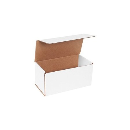 Bubblefast 50-10 x 5 x 5'' White Corrugated Mailers, 50PK BFM1055