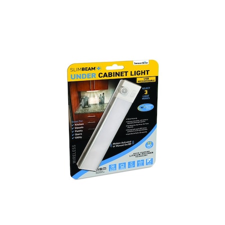 Sensor Brite SlimBeam+ Motion Activated or Manual Under Cabinet Light SBUND-CD4