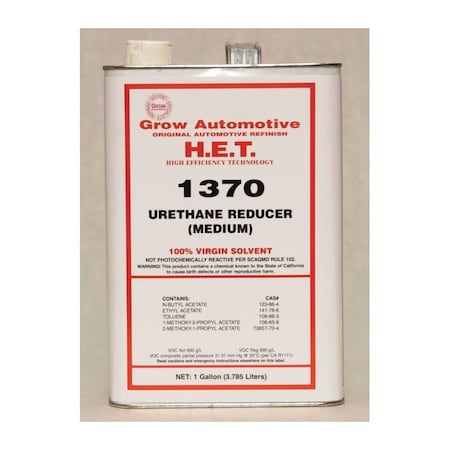 Grow Automotive Medium Urethane Reducer, Gallon 1370/01