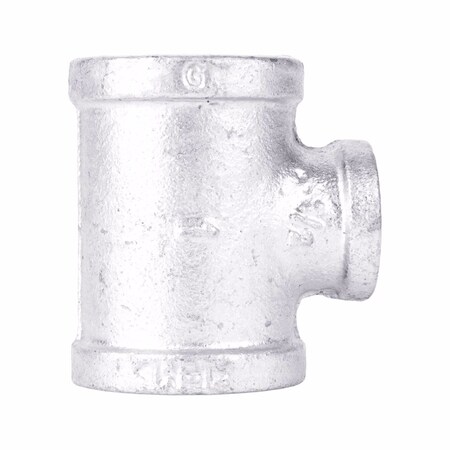 B & K STZ Industries 1 in. FIP X 1 in. D FIP 0.5 in. D FIP Galvanized Malleable Iron Reducing Tee 501877
