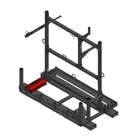 Bil-Jax ScaffoldingTower Rack, Black, 482 lb, Steel 0110-286A-10