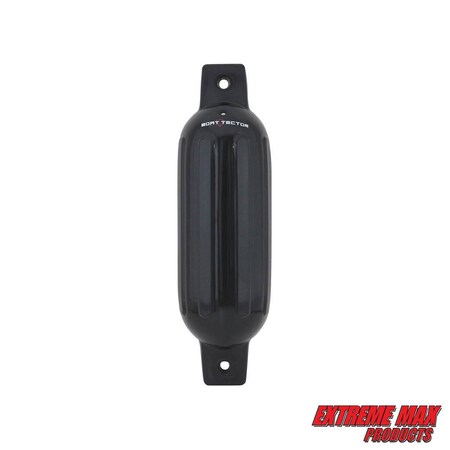 Extreme Max 3006.7282 BoatTector Inflatable Fender - 5.5" x 20", Black 3006.7282