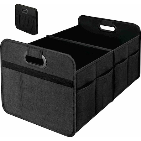 Simple Deluxe Trunk Organizer for Car and SUV, Foldable AAORGNTRUNK2OXBLK