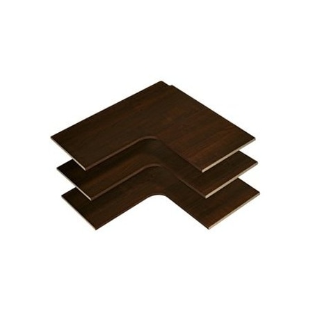 Easy Track Corner Shelves, 30 in. D x 30 in. W, Truffle, 3PK RS3003-TON