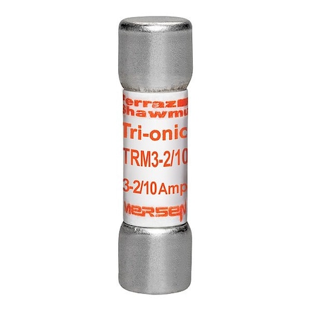 Mersen Fuse, 1 1/2 in L, 250 V AC, 3.2 A TRM3-2/10