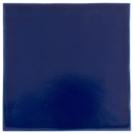 Apollo Tile Terralis 6 x 6 in. Glossy Royal Blue Porcelain Square Wall and Floor Tile 4.65 sq ft/case, 19PK UMB88BLUDOTA