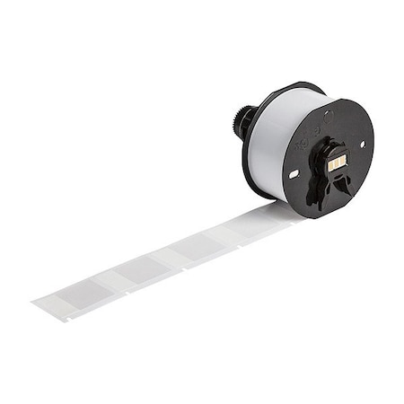 Brady Wraparound Label, White, Vinyl, 1 in W A62-4-417
