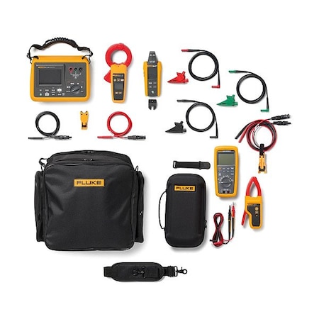 Fluke Solar Kit, Backlit LCD, 1,500 V DC Open Circuit Volt Measurement-Max, Datalogging FLK-GFL1500-283/PV