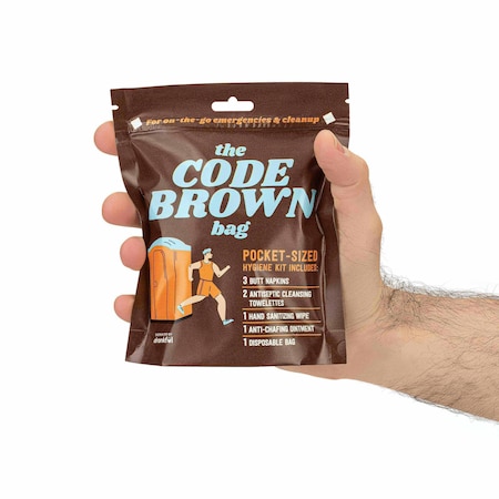 Butt Napkins The CODE BROWN Bag CODE-BROWN