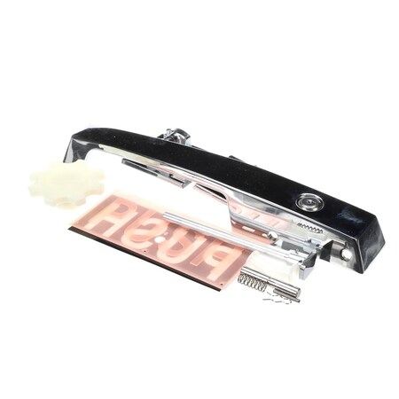 Kason Door Latch Kit with Keys and Turn Knob Inside Release, Polished Chrome, Walk-In 11236C00006