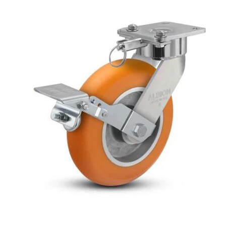 Albion Caster, Maintenance-Free, 8x2, 28AN08228SLFBK 28AN08228SLFBK
