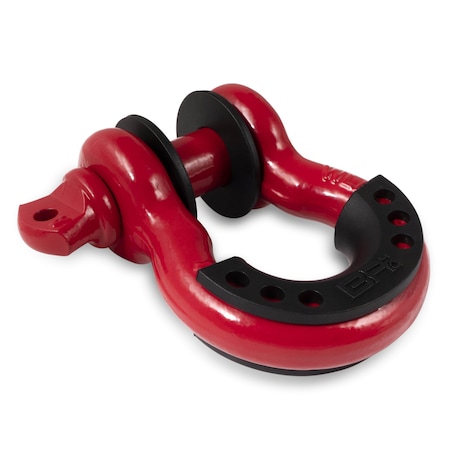 Body Armor 4X4 3/4 RED D-RING WITH ISOLATORS(SINGLE) 3204