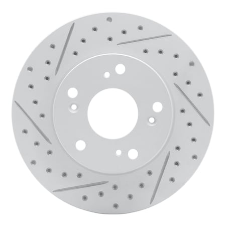 Dynamic Friction Co DFC Geoperformance Rotor - Drilled and Slotted 830-59030L