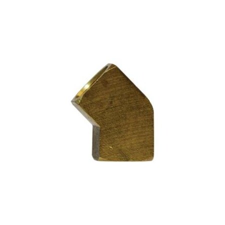 Midland Industries ELBOW 45 DEG 3/8IN FNPTF 3/8IN FNPTF BRS 28020