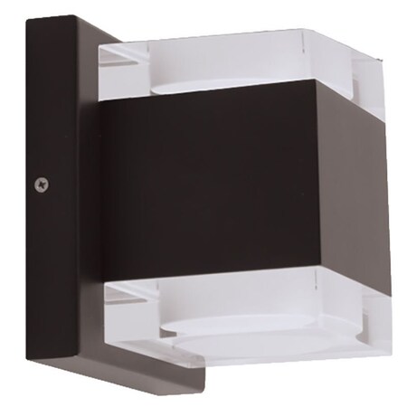 Westgate DECORATIVE OUTDOOR WALL LIGHT, SOLID ACRYLIC, 20W TUNE 30/40/50K C90, BRONZE, 3000K/4000K/5000K LRS-J-MCT-C90-BR