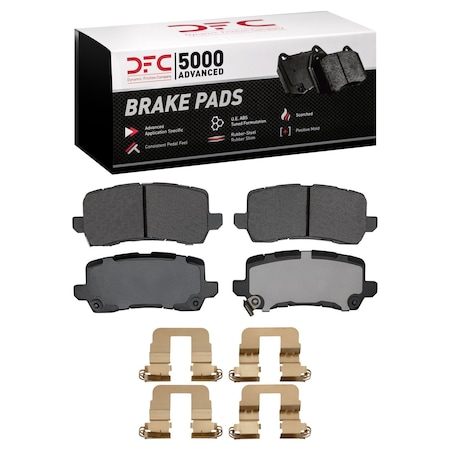 Dfc 5000 Advanced Disc Brake Pad Set,  1551-1698-02