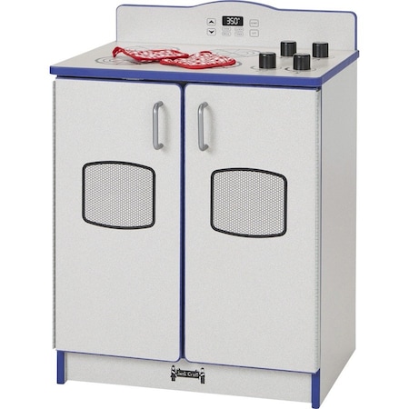 Jonti-Craft Rainbow Accents Culinary Creations Kitchen Stove, Blue 2409JCWW003