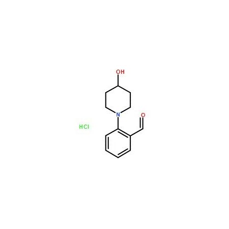 Ak Scientific 2-(4-Hydroxypiperidin-1-yl)benzaldehyde hydrochloride (10g), CAS 1185302-49-1 X9261-10g