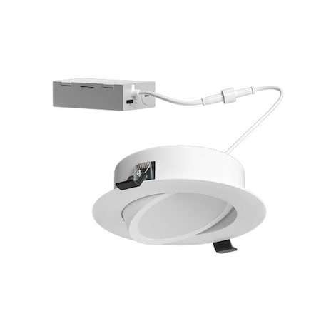 Elco Lighting 6in LED 120V Round Reflector Insert, 5-CCT Switch, White ERT613CT5W