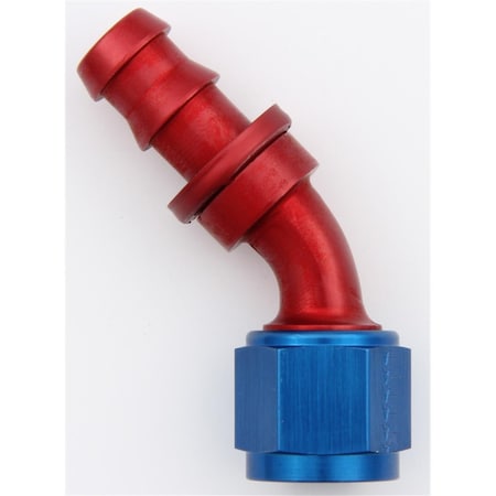 Aeroquip FBM1522 6 AN 45 deg Socketless Hose End AERFBM1522