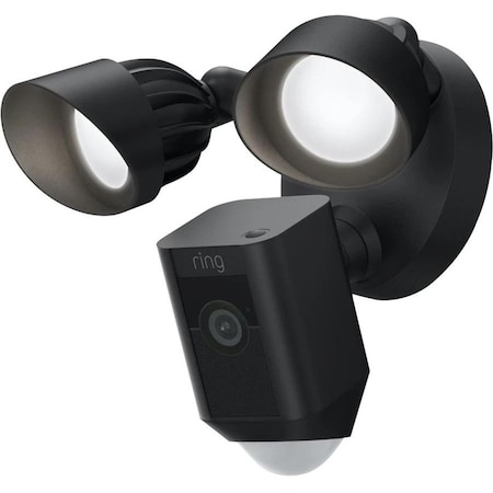 Ring FLOODLIGHT CAM WIRED PLUS - BLACK B08F6DWKQP