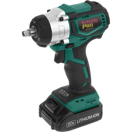 Grizzly Pro 20V Impact Wrench Kit with Li-Ion Battery (Charger Not Included) T30292X