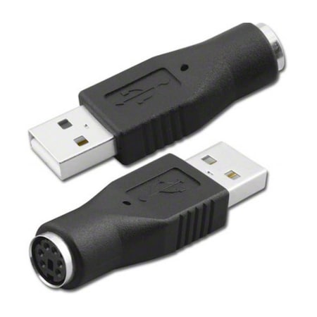 Sanoxy PS/2 Female to USB Male Passive Adapter-Replacement for Keyboard, Mouse SANOXY-VNDR-PS2-USB-blk