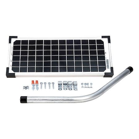 Mighty Mule Solar Panel Kit, 12V DC, 22 in. L, 15 in. W FM125