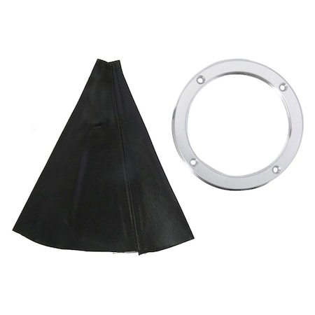 Lokar 70-BHRB Billet Shifter Boot - Aluminum Trim Ring LOK70BHRB