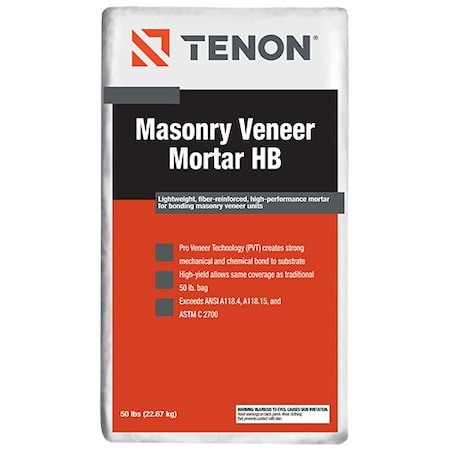 Tenon Masonry Veneer Mortar HB (High Bond) - 40 lb. Bag 120462