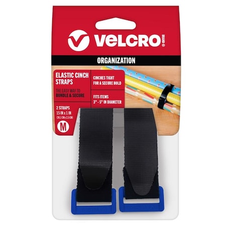 Velcro Brand 0.5 in, 4 in W, 2 PK VEL-30094-USA