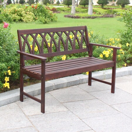 Northbeam Criss Cross Garden Bench BCH0330610810