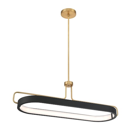 Eurofase Admiral Transitional LED Wall Sconce, 1-Light, 700 Lumens, Frosted/Matte Black/Gold 37931-018
