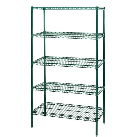 Quantum Storage Systems WIRE 5 SHELF STARTER KIT PROFORM 86in WR86-2430P-5