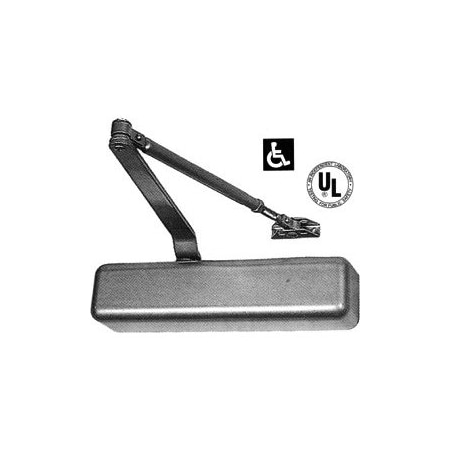 Calibre Door Closers ADA Surface Mount Door Closer, Tri-Pack Arm, Size 2-5, DU/SP313 Anodized Dark Bronze CA9901-DU