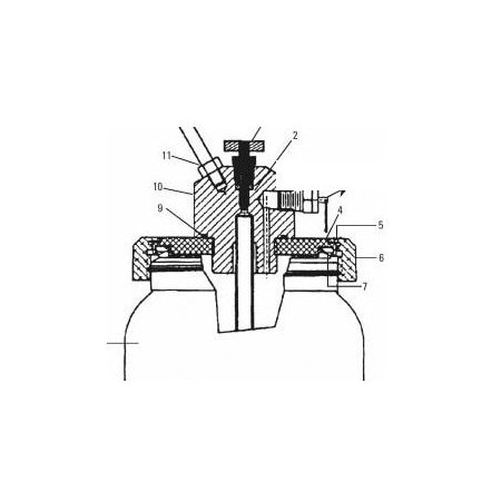 Devilbiss Automotive Refinishing TIA-4355 SAFETY VALVE ASSY DV190582