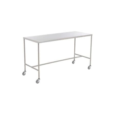 Aero AERO Stainless Steel Instrument Table with H-Brace, 30"L x 16"W x 34"H HX-1630