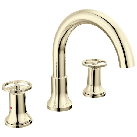 Delta Trinsic Roman Tub Faucet Trim In Polished Nickel T2758-PN