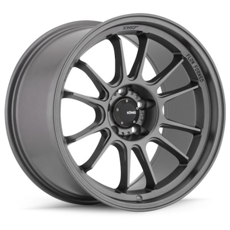 Newalthlete 17 x 8 in. Hypergram 5 x 114.3 mm ET45 Wheel, Matte Grey NE3882812